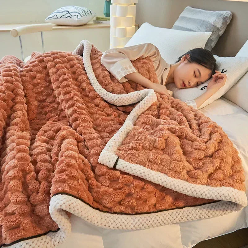 Soft Plush Fall Blanket