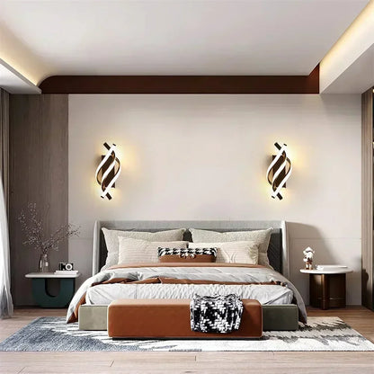 Stylish Curved LED Wall Sconce