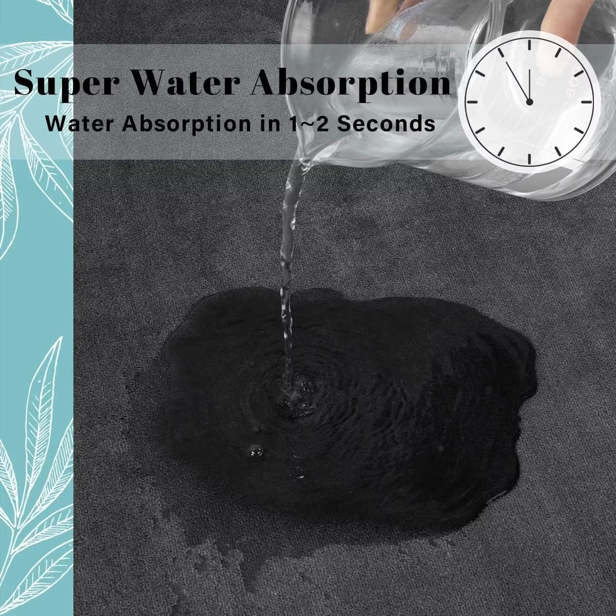 Soft Plush Non-Slip Coral Bathroom Mat - Cofik