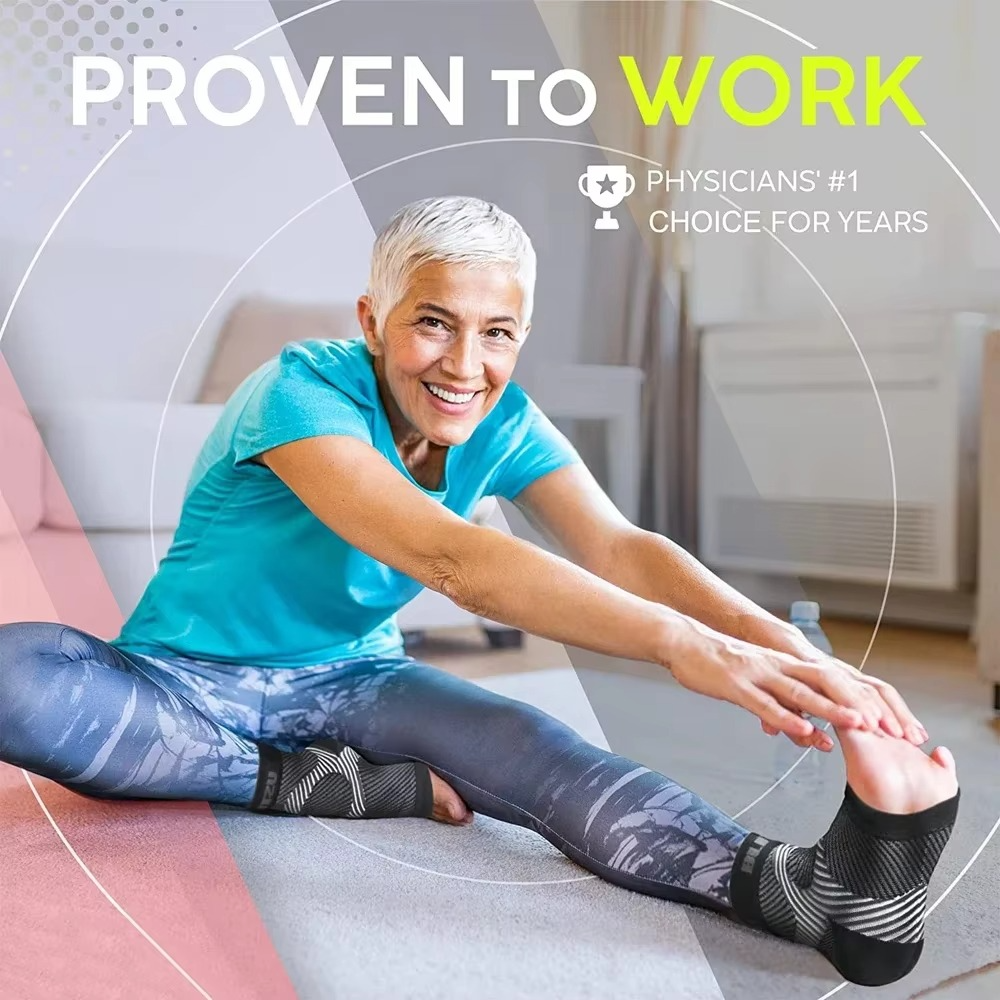 Relief Foot Compression Socks for Heel Pain Support