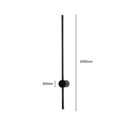 Elegant Black Fabric Contemporary Wall Lamp
