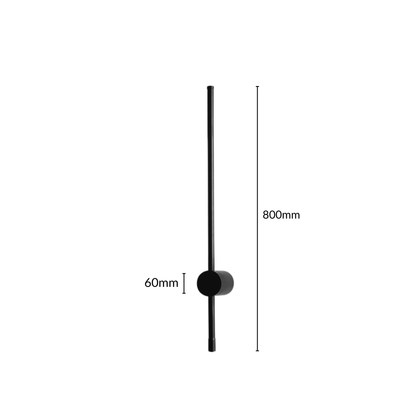 Elegant Black Fabric Contemporary Wall Lamp