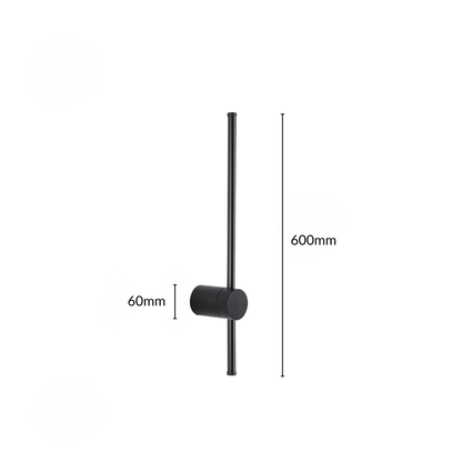 Elegant Black Fabric Contemporary Wall Lamp