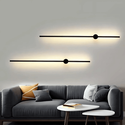 Elegant Black Fabric Contemporary Wall Lamp