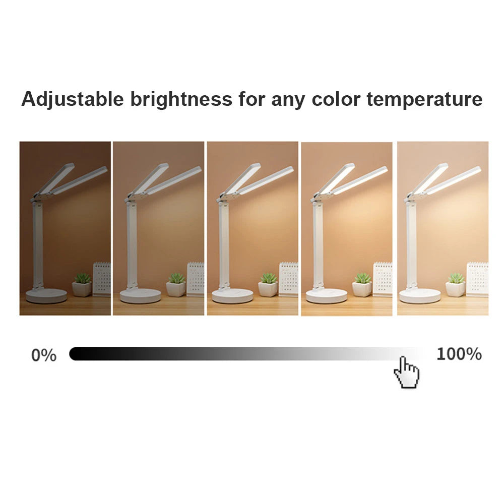 Portable LED Desk Lamp with USB Charging