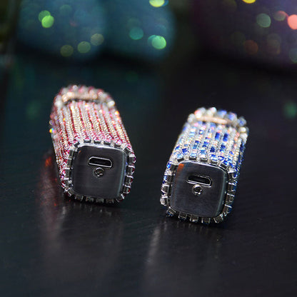 Glittery Gem Rechargeable Pocket Lighter