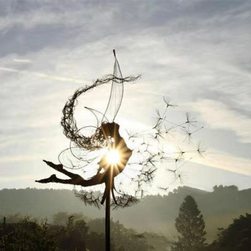 Delicate Fairy Metal Garden Ornament Outdoor Decor