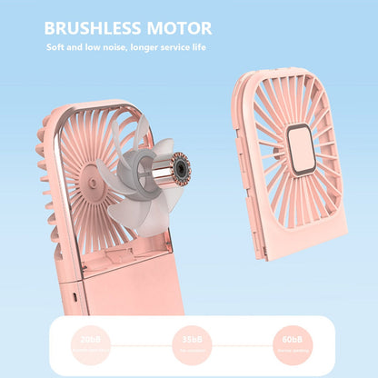 Compact Rechargeable Phone Cooling Fan Stand