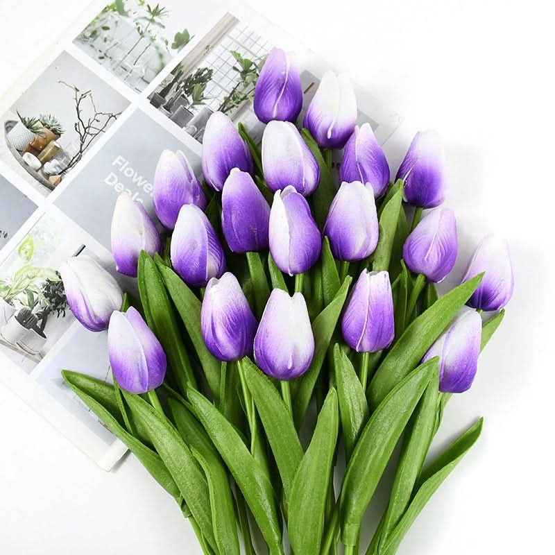 Beautiful Fake Tulip Flowers Arrangement - Cofik