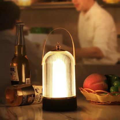 Vintage Style Birdcage Table Light