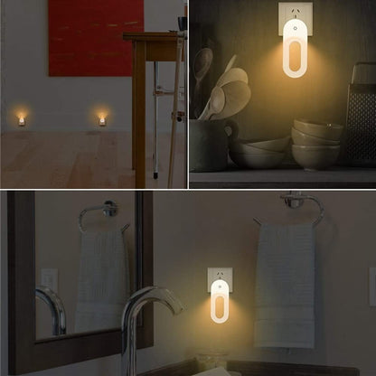 Automatic LED Nightlight Energy Saving Plug Socket