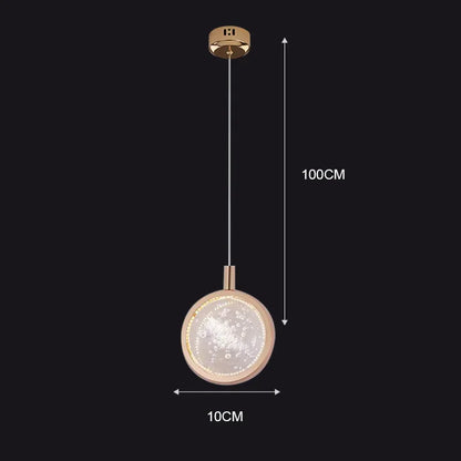 Elegant Glass Drop Pendant Light