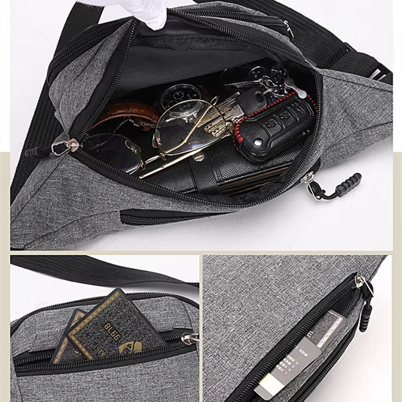 Waterproof Outdoor Crossbody Waist Bag for Men Women