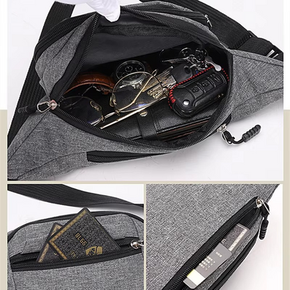 Waterproof Outdoor Crossbody Waist Bag for Men Women