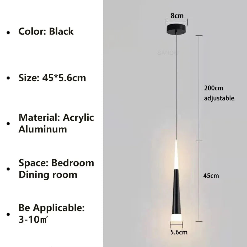 Stylish Hanging LED Pendant Light Fixture