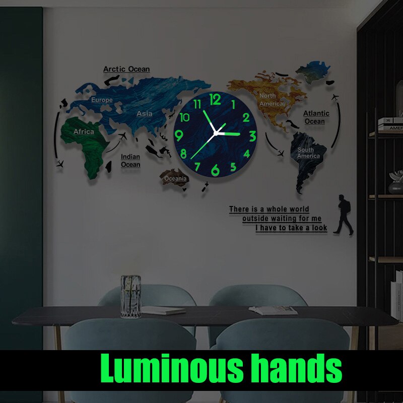 Stylish 3D DIY Acrylic Wall Clock Decor
