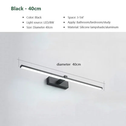 Contemporary LED Bathroom Sconce