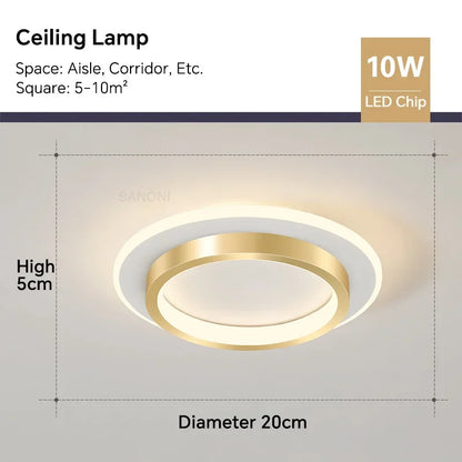 Stylish LED Hanging Ceiling Light Fixture