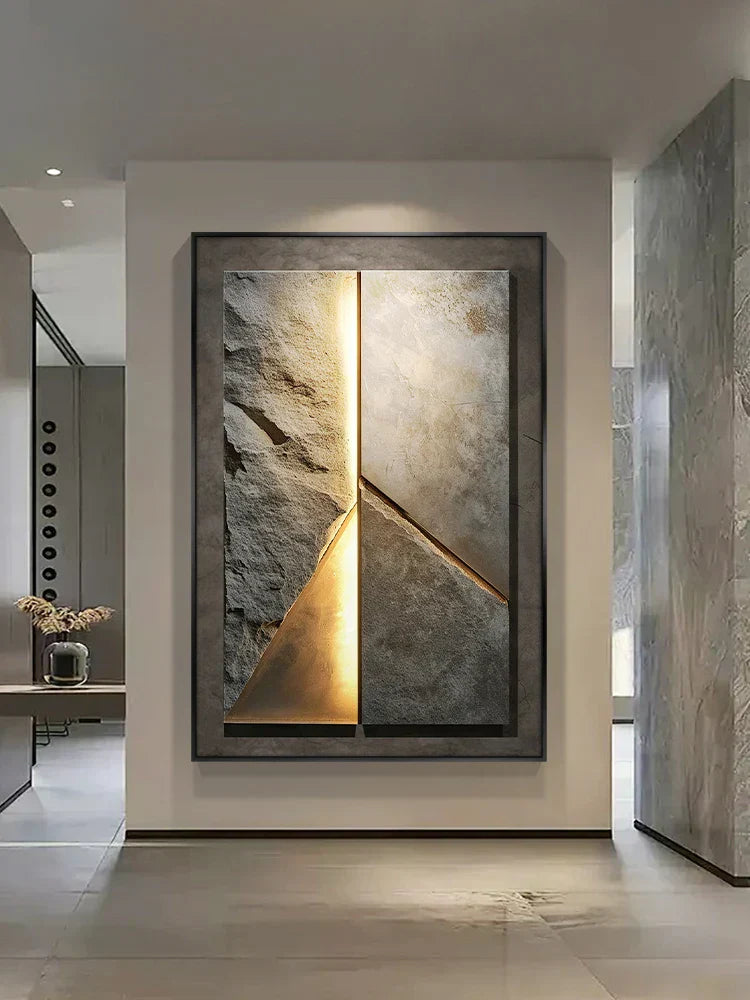 Stylish Stone Effect LED Wall Light - Cofik