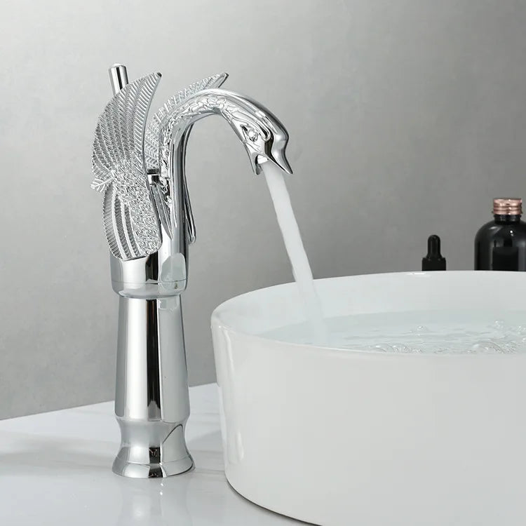 Luxury Chrome Single Handle Bathroom Faucet - Cofik