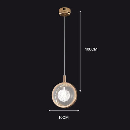 Elegant Glass Drop Pendant Light