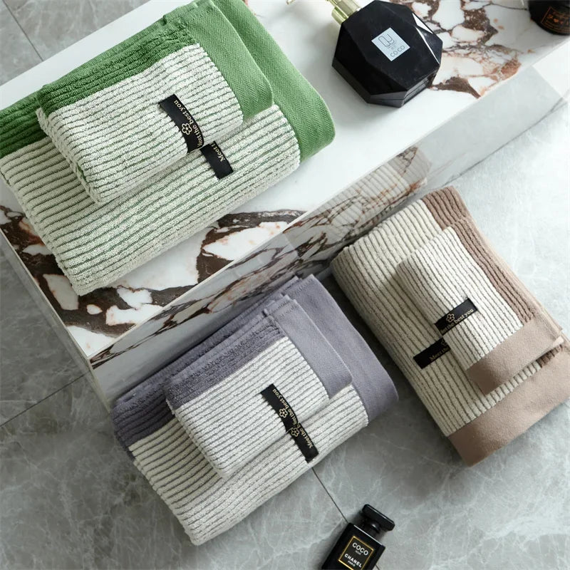 Plush Organic Cotton Bath Towel Set - Cofik