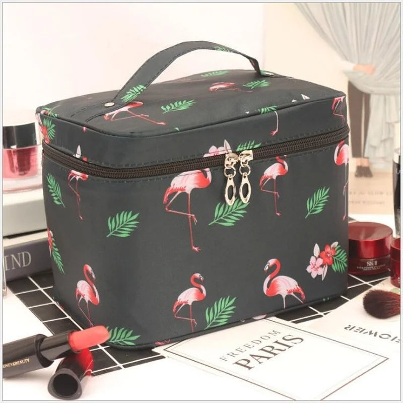 Stylish Animal Print Travel Makeup Bag