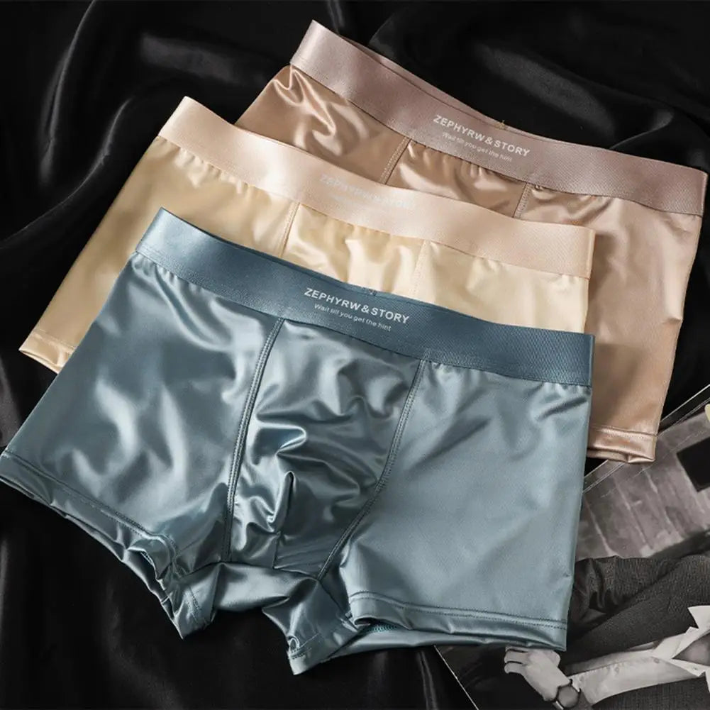 Comfortable Fit Men's Boxer Shorts with Slimming Design - Cofik