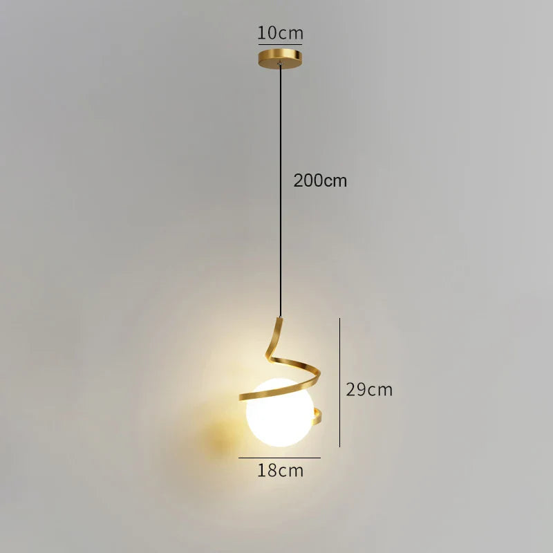 Modern Glass Pendant Light - Cofik