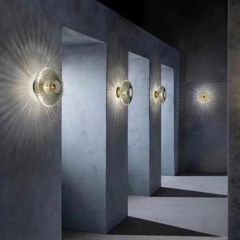 Luxury Glass Wall Light Fixture