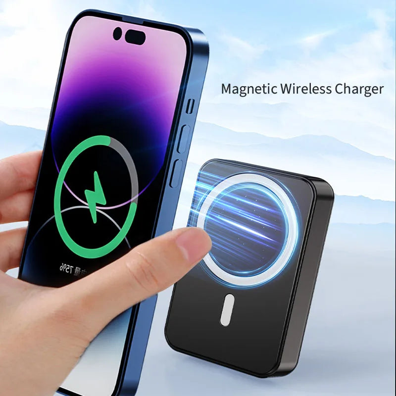 Portable Magnetic Phone Power Bank with Stand - Cofik