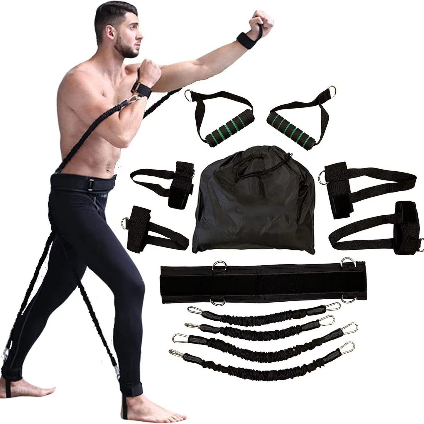 Home Gym Workout Resistance Band Set