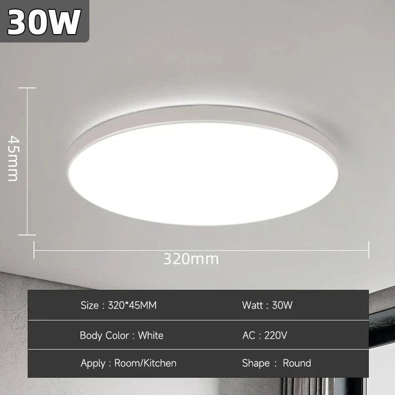 Bright Round LED Ceiling Light 18-72W