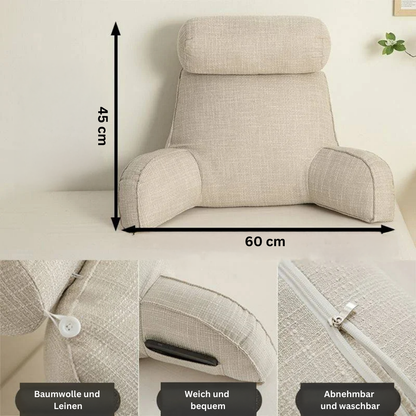 Comfortable Back Support Pillow with Arms