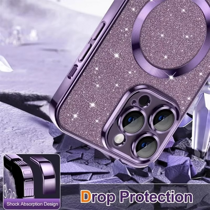 Shiny Metal Phone Case with MagSafe for iPhone