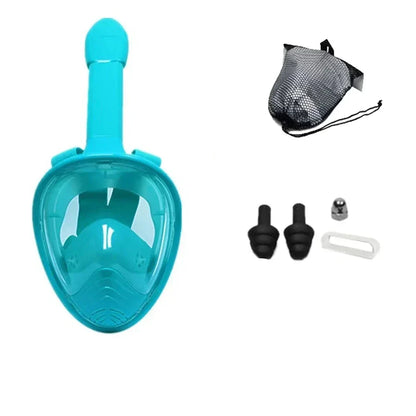 Clear View Full Face Snorkeling Mask for Kids and Adults - Cofik