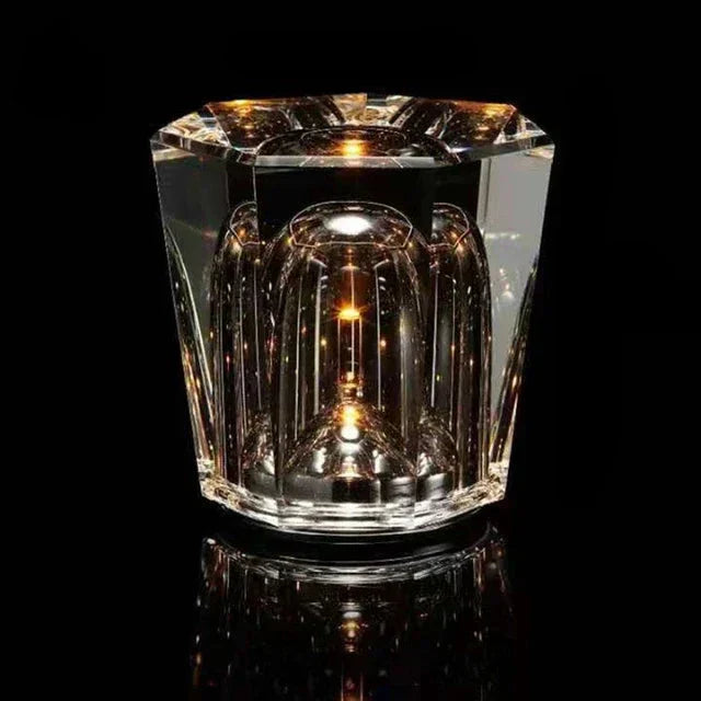 Luxury Metal Crystal Table Lamp - Cofik