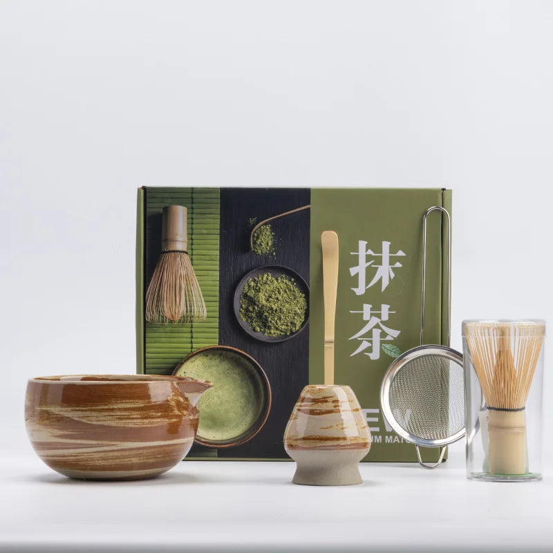 Delicate Green Tea Ceramic Set 5 Piece