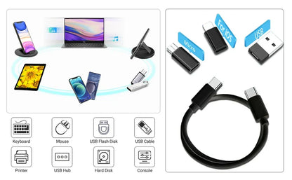 Universal Quick Charge USB Cable Kit