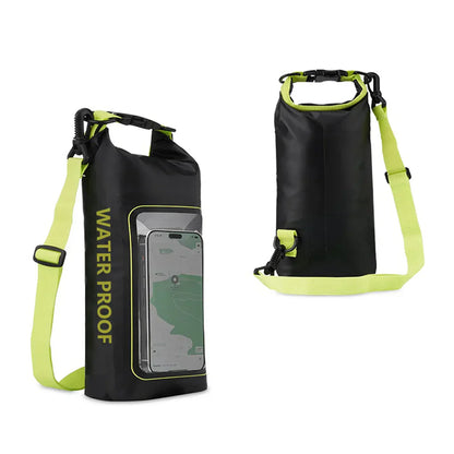 Waterproof Dry Sack 2L with Phone Window for Swimming
