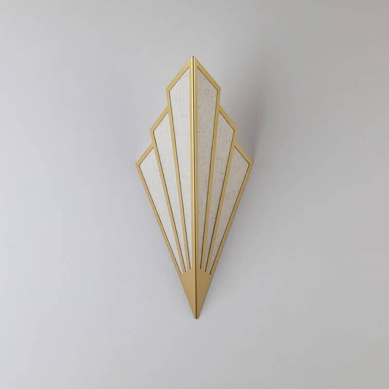 Elegant Bronze Semi Circle Wall Lamp