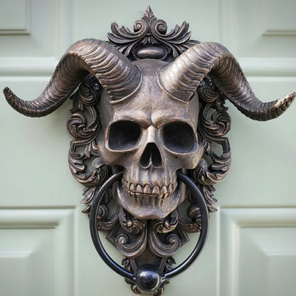 Dark Skull Decorative Door Knocker