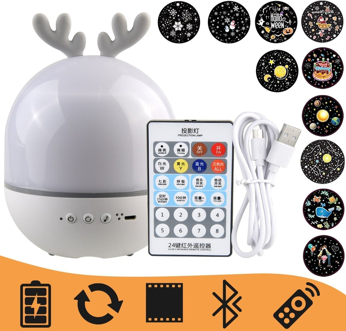 Cosmic Night Light Projector for Bedtime Relaxation