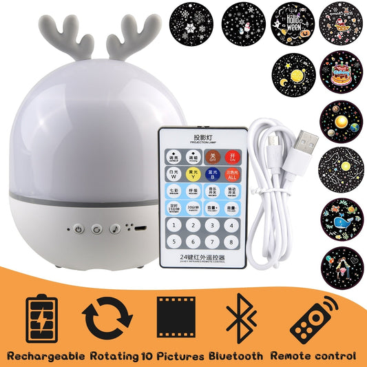 Colorful Animal Night Light Projector Lamp - Cofik
