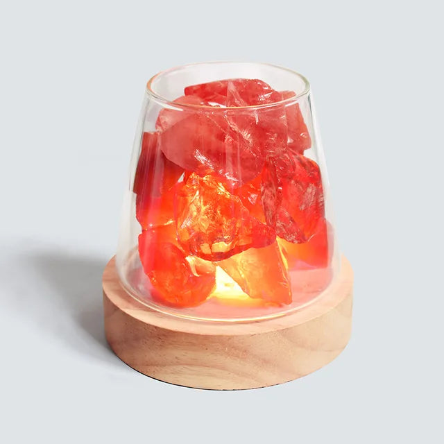 Natural Salt Night Lamp & Aroma Diffuser
