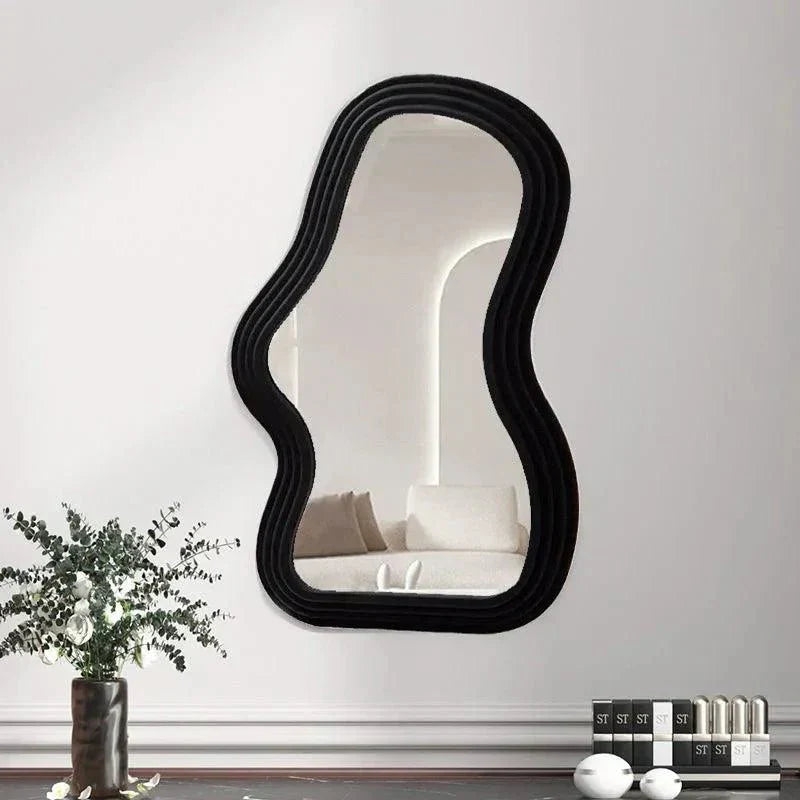 Round Cloud Wall Mirror for Home Decor