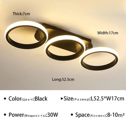Elegant LED Ceiling Chandelier Light Fixture