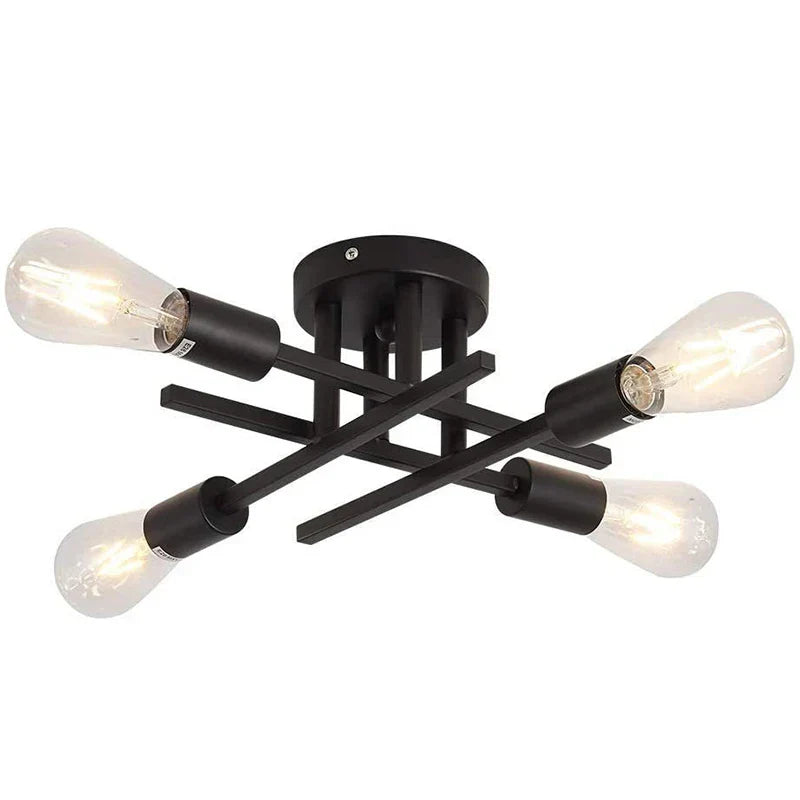 Modern 4 Head LED Ceiling Light Fixture - Cofik