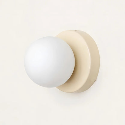 Simple Colorful Small Glass Wall Light