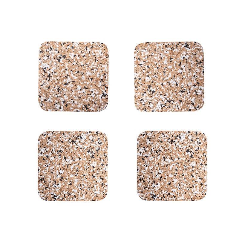 Vibrant Cork Coffee Table Coaster - Cofik